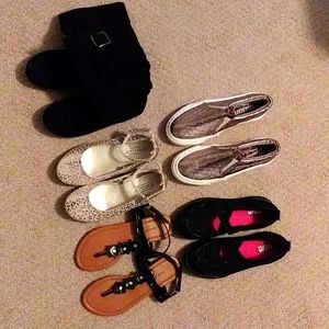 Lot of 5 Girls shoes size 13